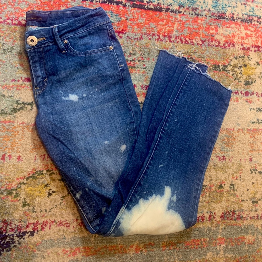 Levi’s bleached jeans